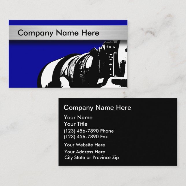 Photography Business Cards (Front/Back)