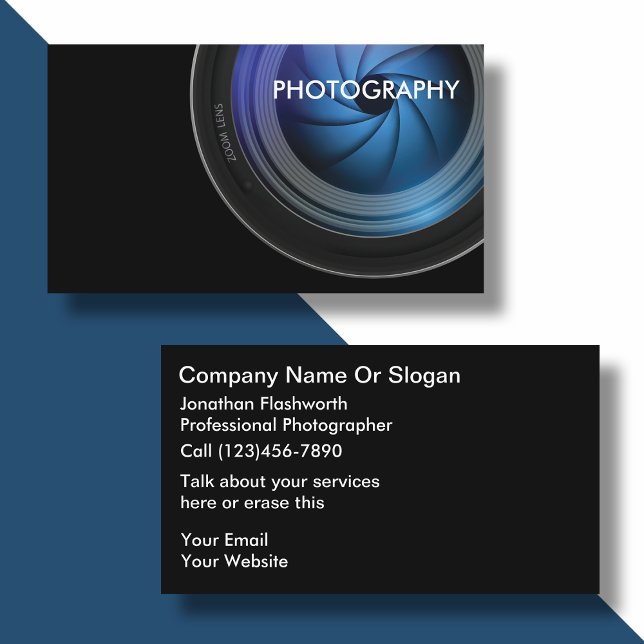 Photography Business Cards (Creator Uploaded)