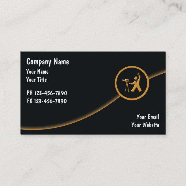 Photography Business Cards (Front)