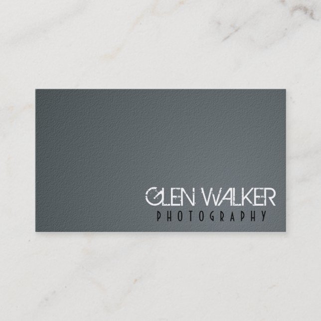 Photography - Business Cards (Front)