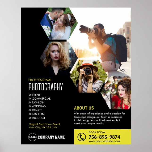 Photography Business Custom Poster (Front)