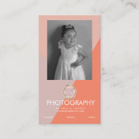 Photography Business Three Tone Colorblock  Photo
