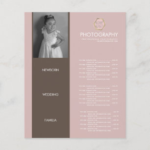 Photography Business Your Logo Earthy Menu