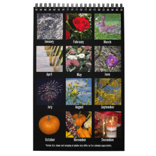 Photography Calendar Year 2021 1 page per Month