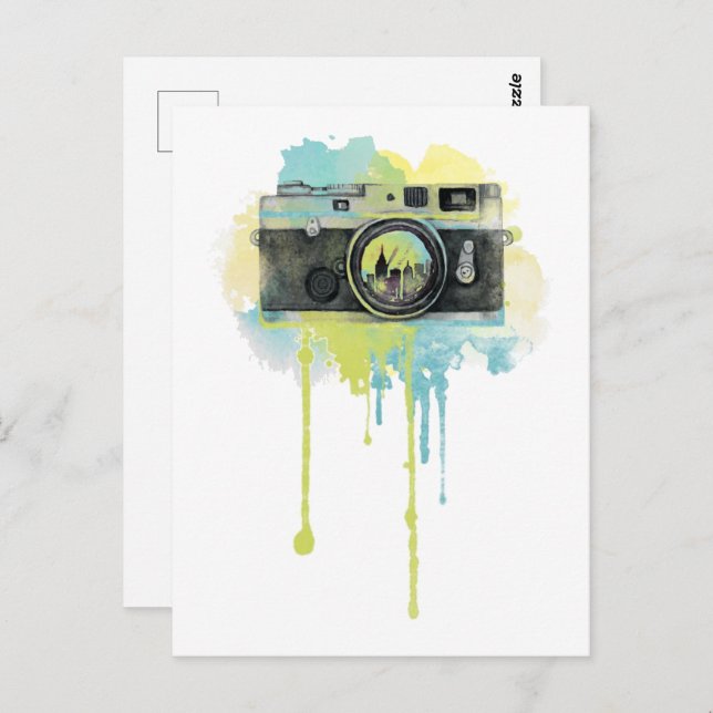 Photography Camara Lover Vintage Photographer Idea Postcard (Front/Back)