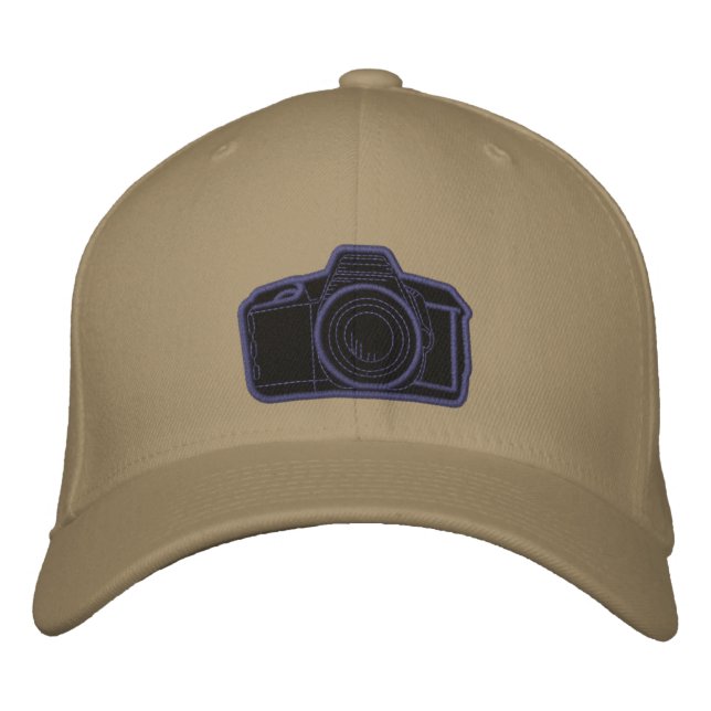 Photography Camera Embroidered Hat (Front)