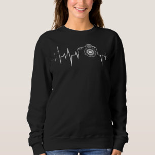 Photography Camera Heartbeat Sweatshirt