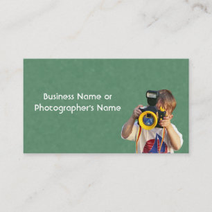 Photography Camera Store or Photographer Business Card