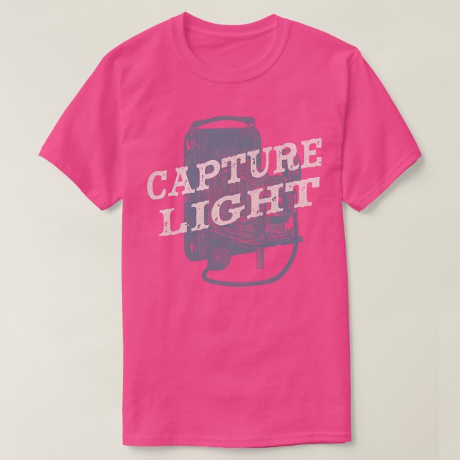 Photography Capture Light Vintage Camera T-Shirt (Design Front)