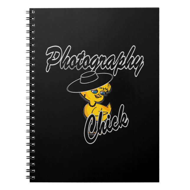 Photography Chick #4 Spiral Notebook (Front)