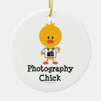 Photography Chick Ornament