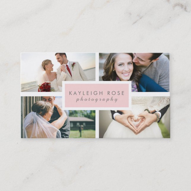 Photography Collage Business Card (Front)
