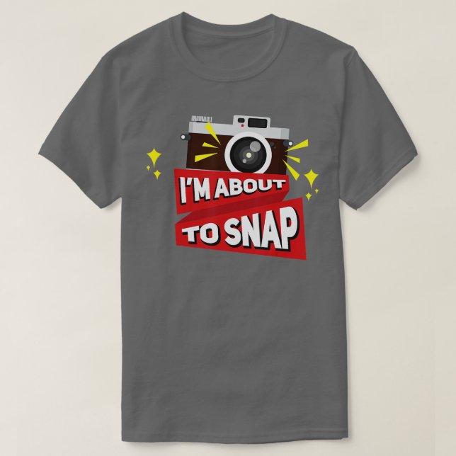 Photography Day  Camera Photographer   3  T-Shirt (Design Front)