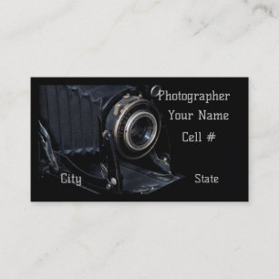 Photography Event Services Business Card