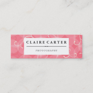 Photography Floral Mini Business Card
