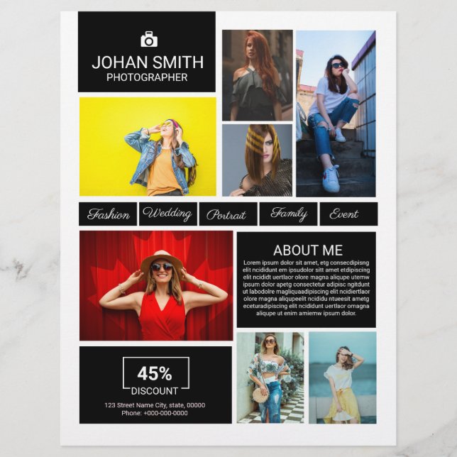 Photography Flyer Template (Front)