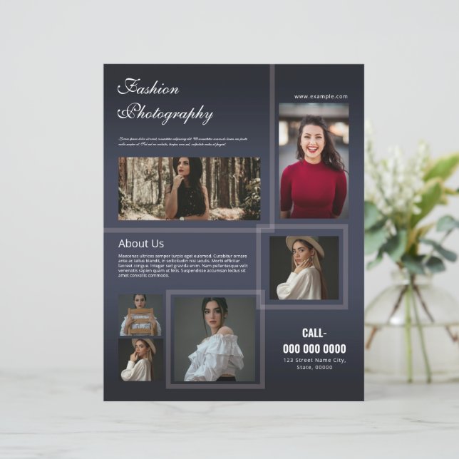Photography Flyer Template (Standing Front)