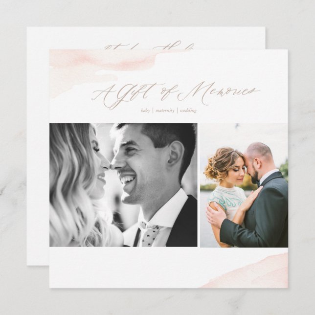 Photography Gift Certificate Template (Front/Back)