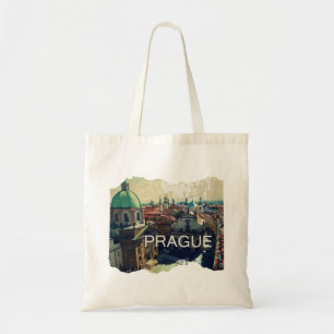 Photography in old city Prague distressed Tote Bag