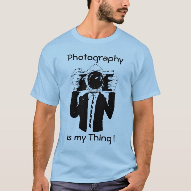 Photography Is my Thing Blue T-Shirt (Front)
