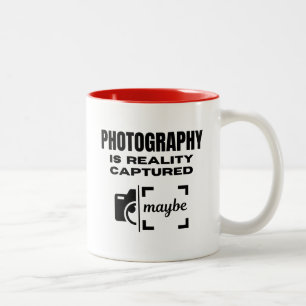 Photography is Reality Captured - Maybe Two-Tone Coffee Mug