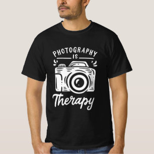 Photography Is Therapy T-Shirt