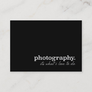 Photography it's what I love to do !! Pearl Custum Business Card