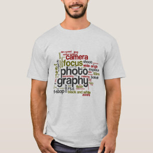 Photography Lingo Text Collage T-Shirt