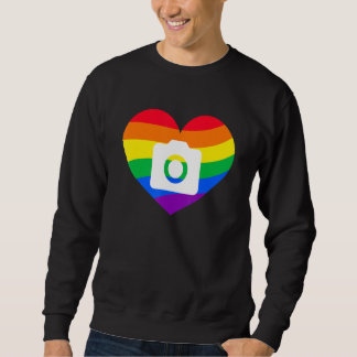 Photography Lover, Photographer Gift, Rainbow Came Sweatshirt