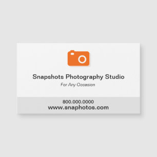 Photography Magnetic Business Card