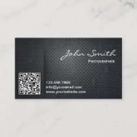 Photography Metal QR Code Photographer