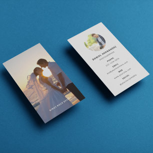 Photography Modern Minimal Simple Photo Business Card