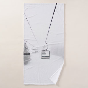 PHOTOGRAPHY OF CABLE CAR BATH TOWEL