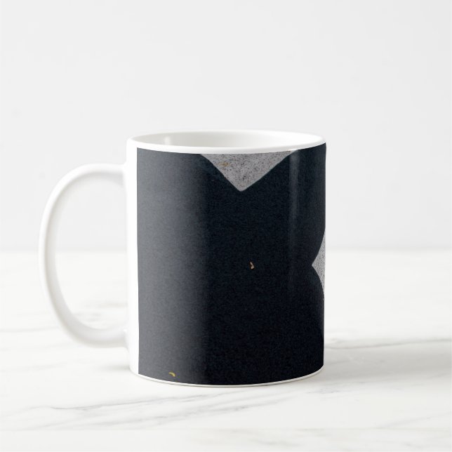 Photography of pedestrian lane coffee mug (Left)