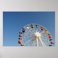 Photography of worms eye ferris wheel