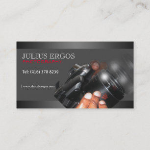Photography Photographer Camera Business Card