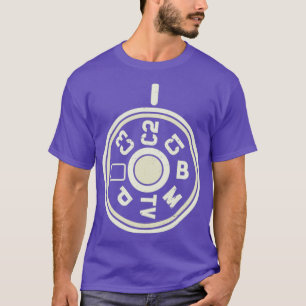 Photography Photographer DSLR Mode Dial Camera T-Shirt