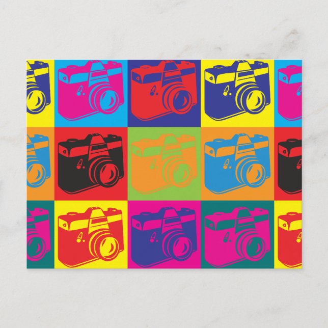 Photography Pop Art Postcard (Front)