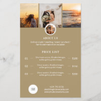 Photography Pricing Guide Price List Session Fee