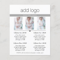 PHOTOGRAPHY PRICING GUIDE PRICE LIST SESSION FEE