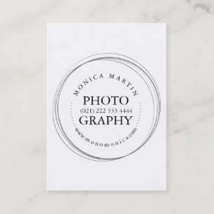 Photography Professional reduced Business Card