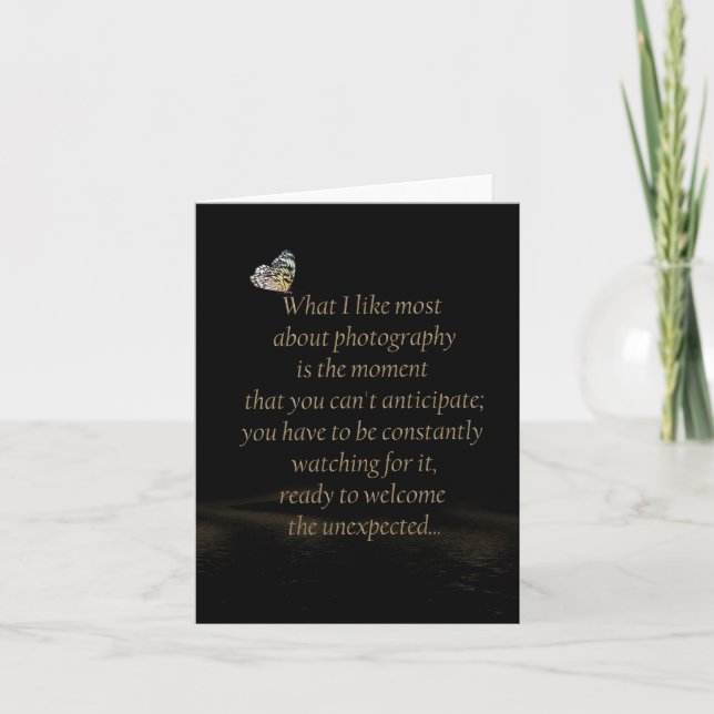 Photography Quote Card (Front)