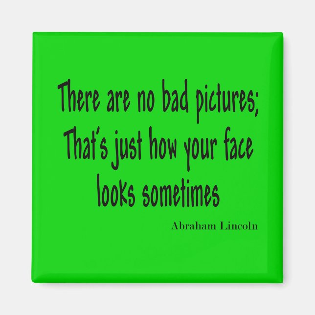 Photography quotes magnet (Front)