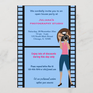 Photography Studio Celebration Invitation