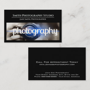Photography Studio Photographer Business Card
