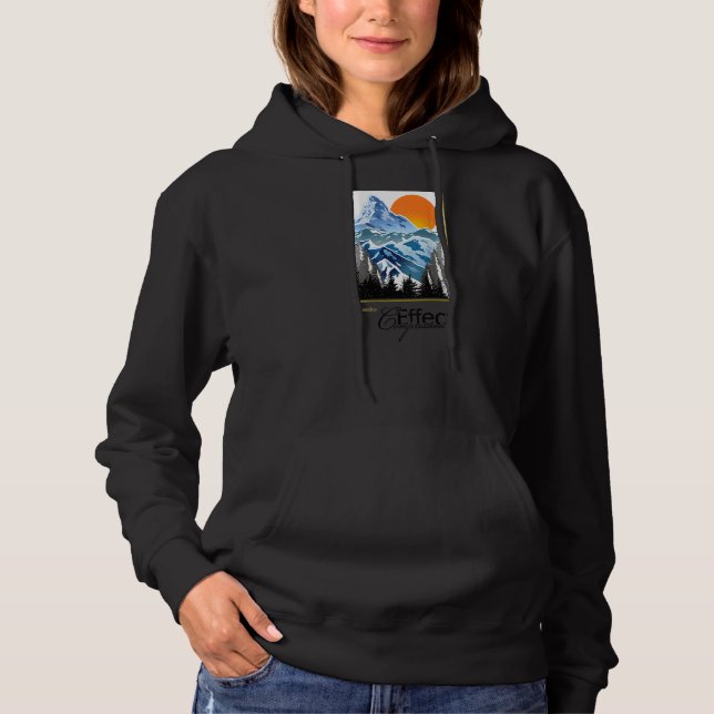 Photography term graphic Compression effect winter Hoodie (Front)