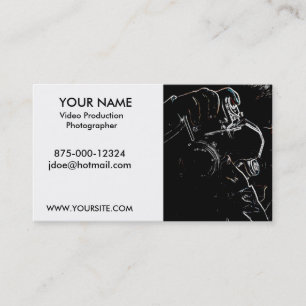 Photography Video Production Business Card