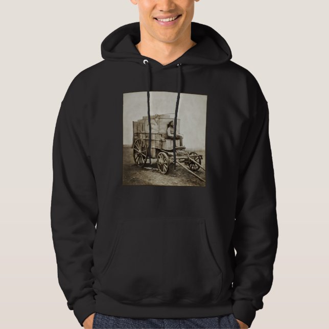 Photography Wagon of Roger Fenton Photo Realism Hoodie (Front)
