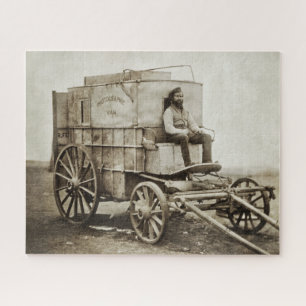 Photography Wagon of Roger Fenton Photo Realism Jigsaw Puzzle