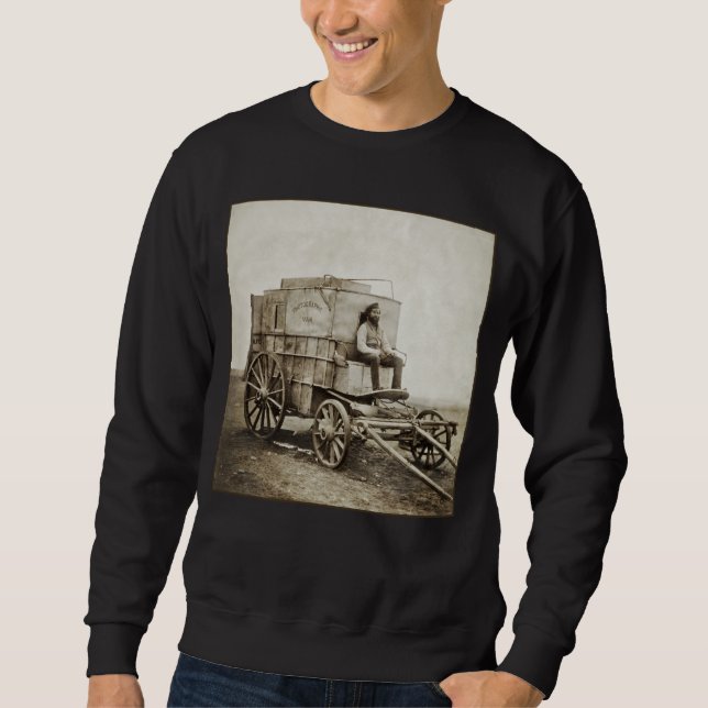 Photography Wagon of Roger Fenton Photo Realism Sweatshirt (Front)